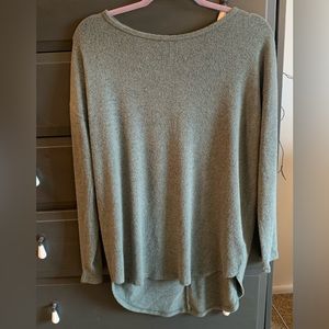 Green Tunic Sweater, Size M